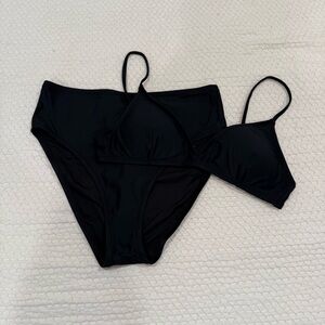 J Crew Black Bikini Set